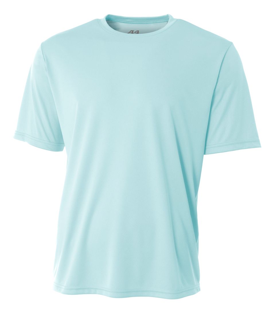 A4 Youth Cooling Performance Crew Training Jersey Pastel Blue Youth Xsmall - Third Coast Soccer