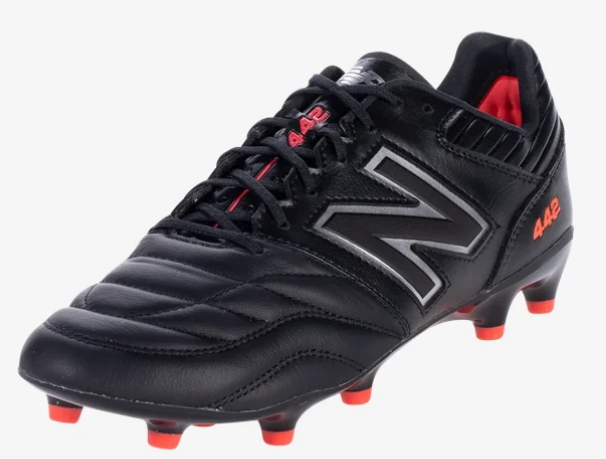 New Balance 442 V2 Pro FG - Black/Red/White Mens Footwear   - Third Coast Soccer