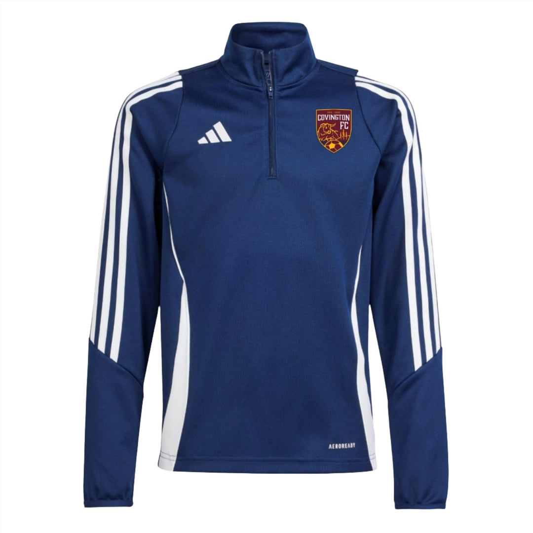 adidas Covington FC Youth Tiro 24 Training Top - Navy/White Covington FC 24-26 - Third Coast Soccer