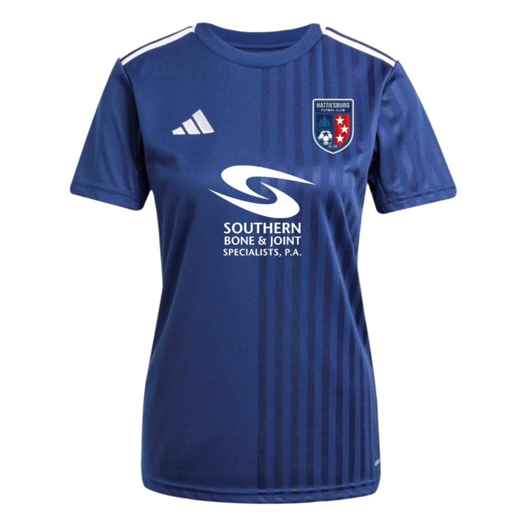 adidas HFC Women's Campeon 25 Jersey - Navy Hattiesburg FC 2025-2027 - Third Coast Soccer