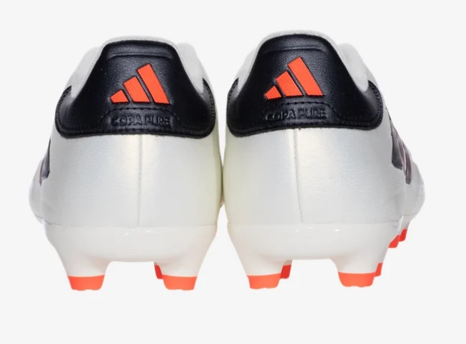 adidas Copa Pure 2 League FG - Ivory/Black/Solar Red Men's Footwear Closeout   - Third Coast Soccer