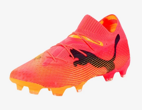 PUMA Future 7 Ultimate FG/AG - Sunset Glow/Black/ Sun Stream Men's Footwear Closeout - Third Coast Soccer