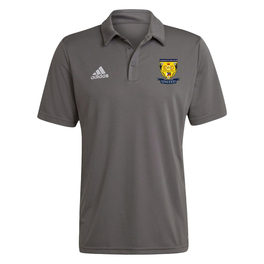 adidas Louisiana FC Men's Entrada 22 Polo - Grey Louisiana Futbol Club 24 - Third Coast Soccer