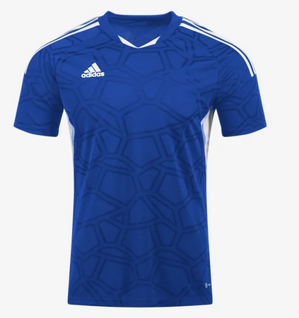 adidas Condivo 22 Match Jersey - Royal/White apparel closeout - Third Coast Soccer