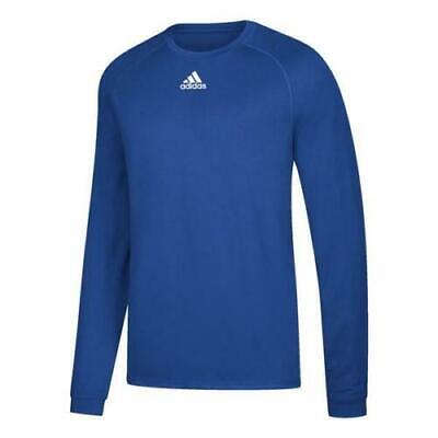 adidas Climalite LS Tee Training Wear Collegiate Royal Mens XSmall - Third Coast Soccer