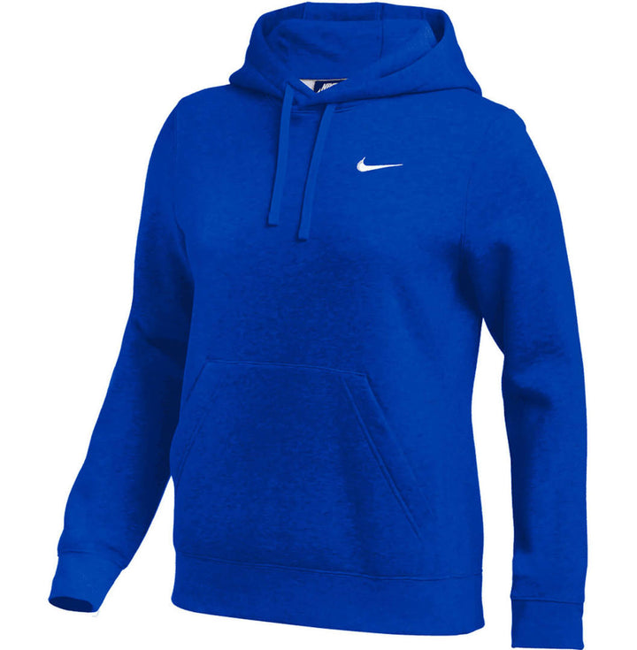 Nike Women's Team Club Hoodie Training Wear Team Royal/White Womens XSmall - Third Coast Soccer