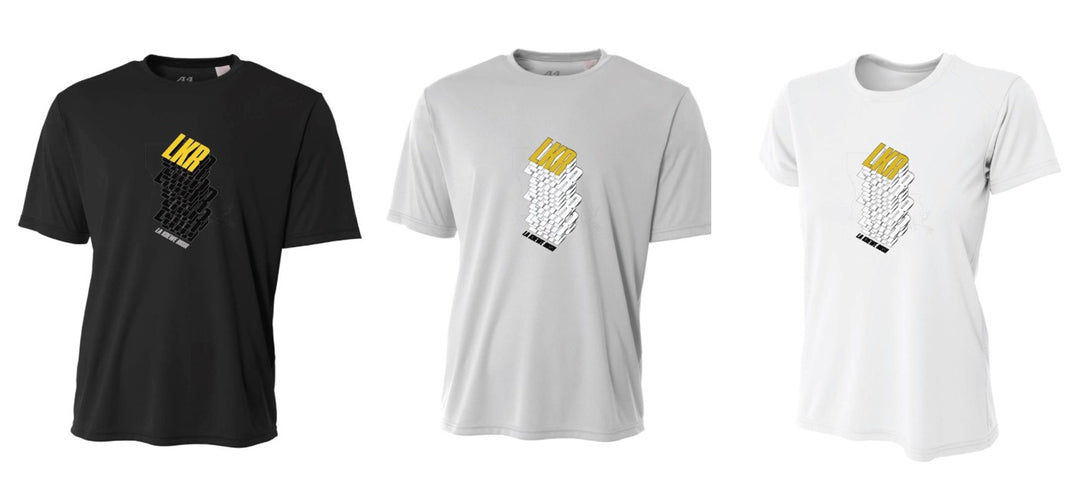 A4 LA Krewe-Rush Short-Sleeve Shirt Stack - Black, Silver Or White LA Krewe Rush Spiritwear - Third Coast Soccer