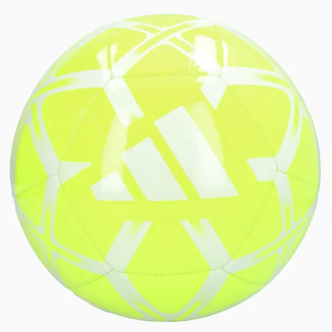 Adidas Starlancer Club Soccer Ball Lucid Lemon White 3