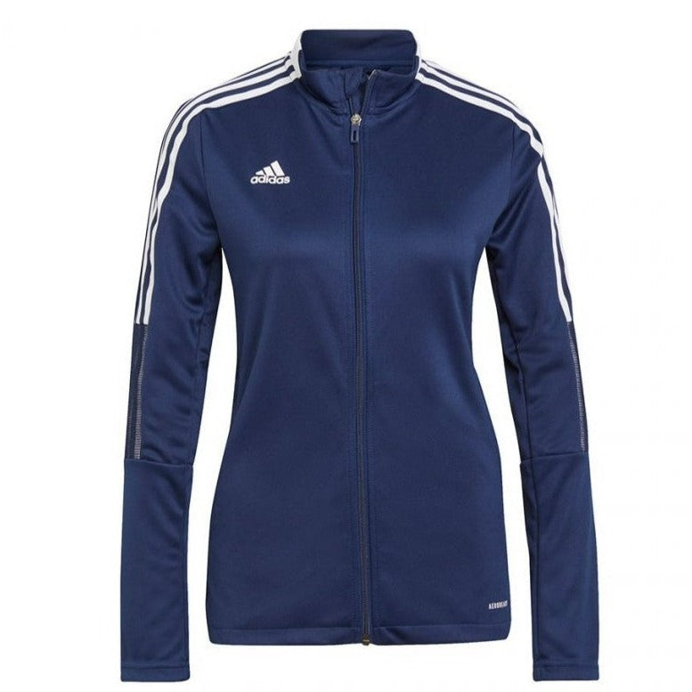adidas Women's Tiro 21 Track Jacket - Navy/White Jackets - Third Coast Soccer