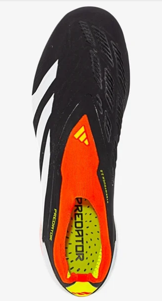 adidas Predator Elite Laceless FG - Black/White/Solar Red Men's Footwear Closeout - Third Coast Soccer