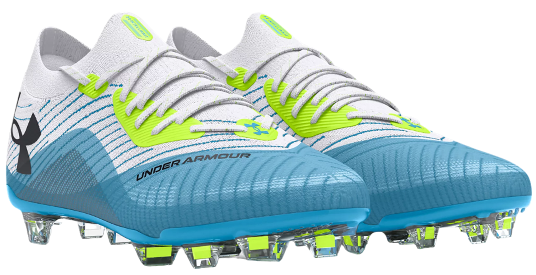 Under Armour Shadow Elite 2 FG - White/Capri/Black – Third Coast
