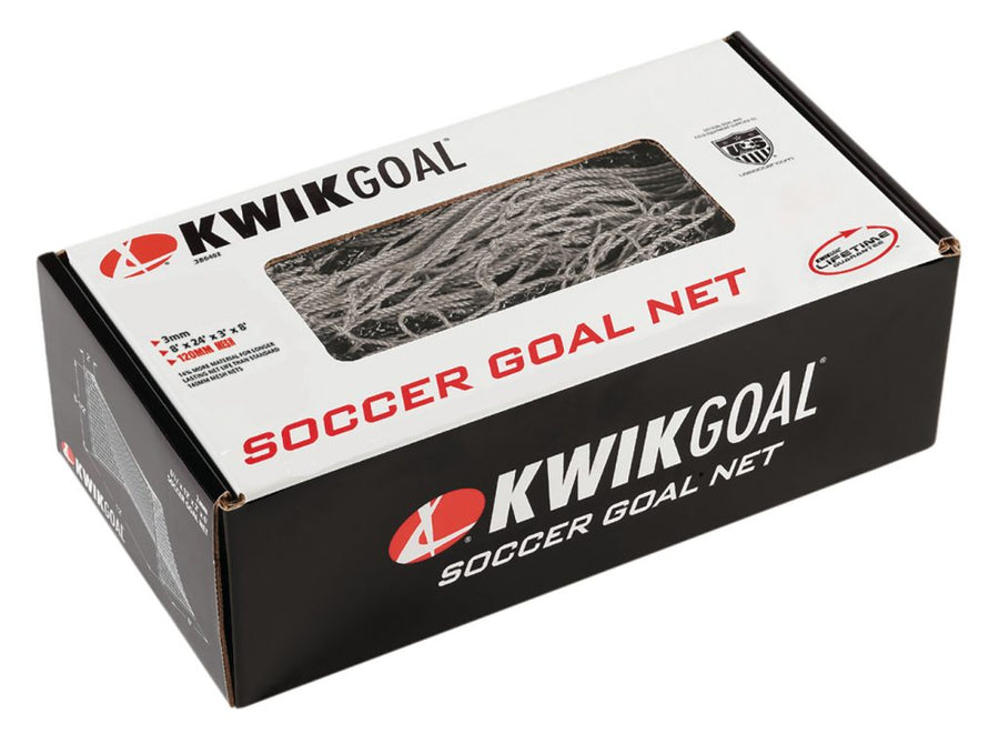 KwikGoal 3MM Soccer Net - 8x24 Nets   - Third Coast Soccer