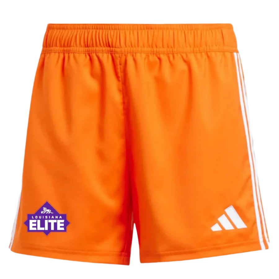adidas Louisiana Elite Women's Entrada 22 Short - Orange Louisiana Elite Girls Orange/White Womens XXSmall - Third Coast Soccer