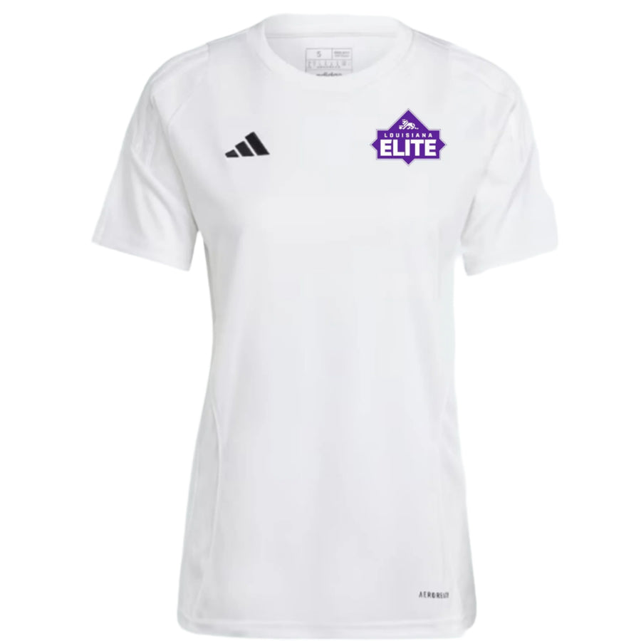 adidas Louisiana Elite Women's Tiro 24 Jersey - White Louisiana Elite Girls - Third Coast Soccer