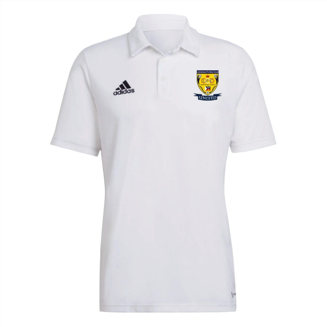 adidas Louisiana FC Men's Entrada 22 Polo - White Louisiana Futbol Club 24 - Third Coast Soccer