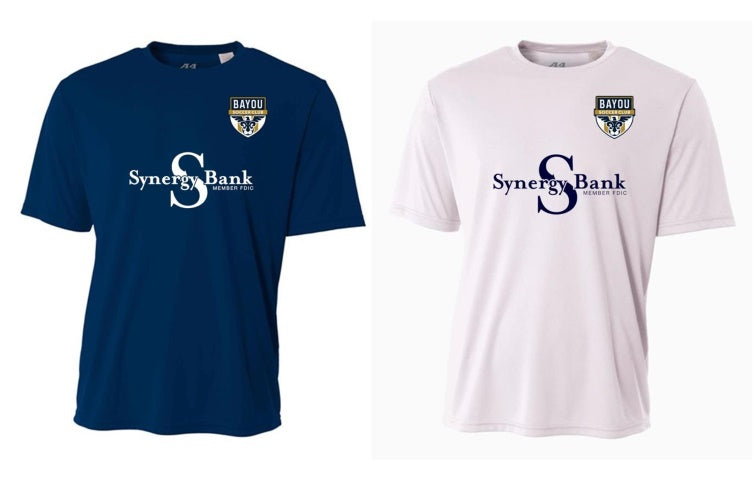 A4 Bayou SC Youth Recreational Jersey - Navy and White Bayou Soccer Club Rec   - Third Coast Soccer