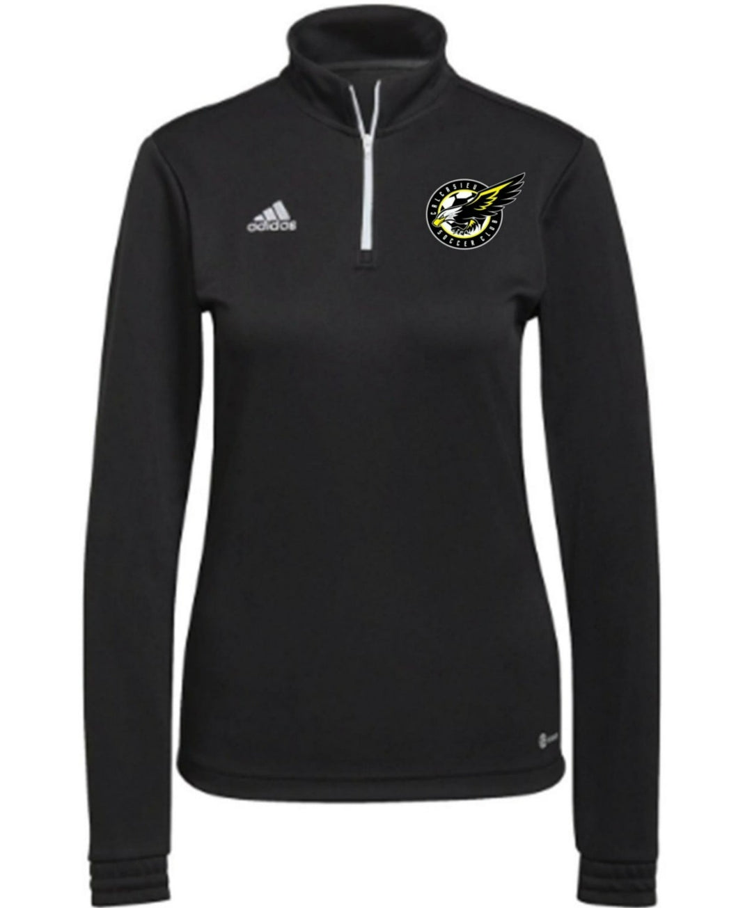 adidas CSC Women's Entrada 22 Training Top Calcasieu Soccer Club 23-25 Black/White Womens X-Small - Third Coast Soccer