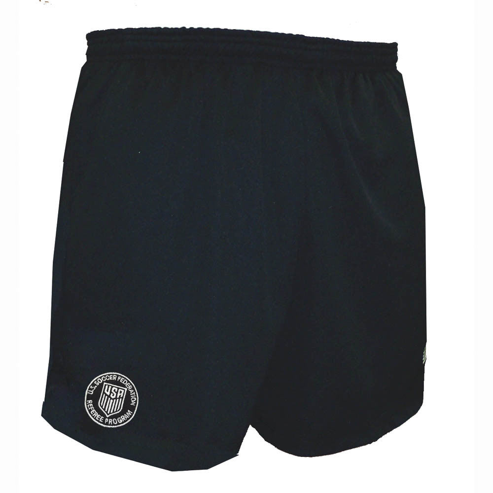 Official Sports USSF The OSI Coolwick® Short Referee Black Mens XSmall - Third Coast Soccer