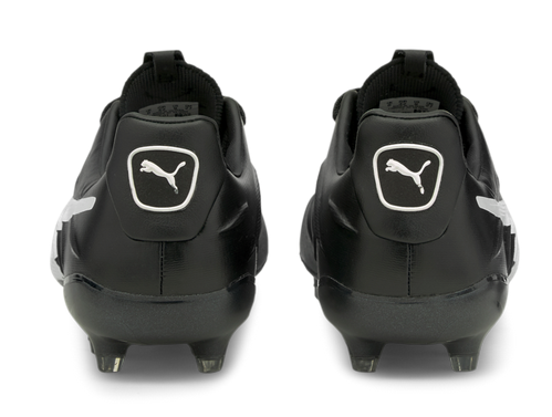 Puma King Platinum 21 FG/AG - Black/White Men's Footwear Closeout - Third Coast Soccer