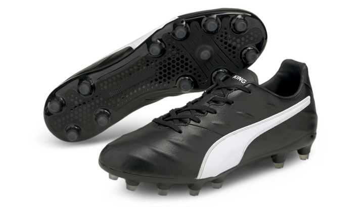 Puma King Pro 21 FG - Black/White Men's Footwear Closeout Black/White Mens 6.5 - Third Coast Soccer