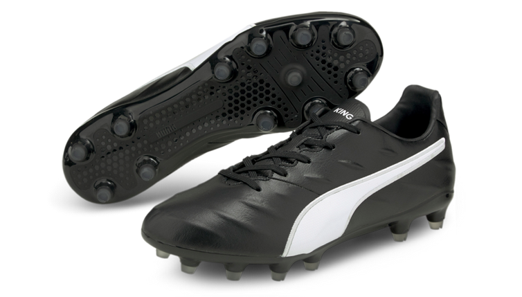 Puma King Pro 21 FG - Black/White Men's Footwear Closeout Black/White Mens 6.5 - Third Coast Soccer
