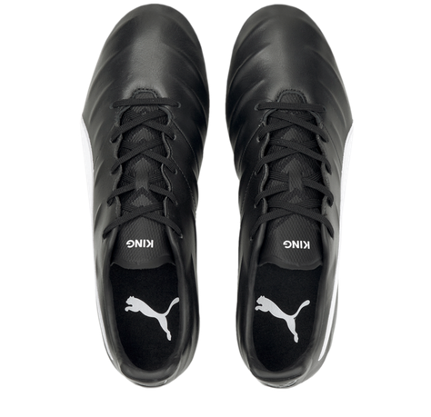 Puma King Pro 21 FG - Black/White Men's Footwear Closeout Black/White Mens 8 - Third Coast Soccer