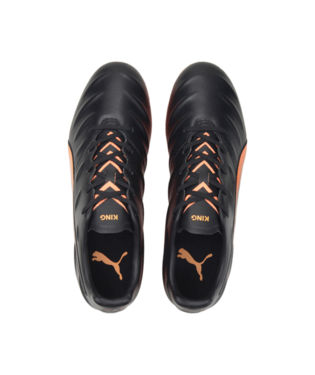 Puma King Pro 21 FG - Black/Neon Citrus Men's Footwear Closeout Mens 9 Black/Neon Citru - Third Coast Soccer