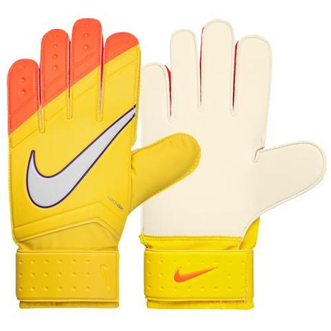 Nike Goalkeeper Match Gloves Gloves Yellow/Total Orange/White 6 - Third Coast Soccer