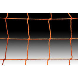 KWIKGOAL Soccer Net - 8H x 24W x 3D x 8 1/2B, 120mm mesh, Solid Braid Knotless Goal Equipment Yellow  - Third Coast Soccer