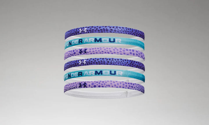 Under Armour Girls Graphic Headband 6-Pack Player Accessories   - Third Coast Soccer