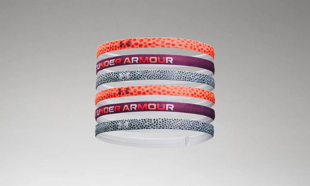 Under Armour Girls Graphic Headband 6-Pack Player Accessories   - Third Coast Soccer