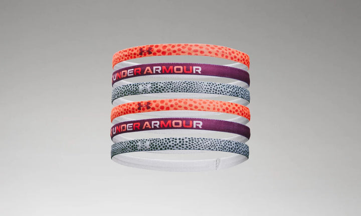Under Armour Girls Graphic Headband 6-Pack Player Accessories   - Third Coast Soccer