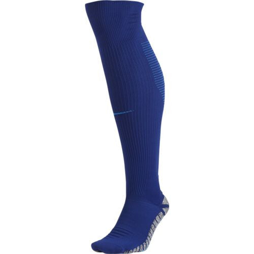 Nike Grip Strike Cushioned Over-The-Calf Socks Socks Deep Royal Blue/Photo Blue/Photo Blue Large - Third Coast Soccer