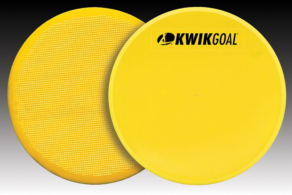 KwikGoal Flat Round Markers (Pack of 10) Coaching Accessories Red  - Third Coast Soccer