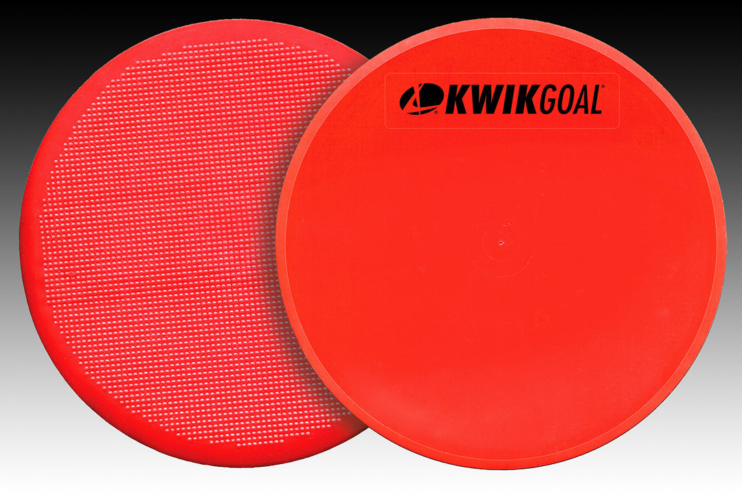 KwikGoal Flat Round Markers (Pack of 10) Coaching Accessories   - Third Coast Soccer