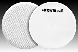 KwikGoal Flat Round Markers (Pack of 10) Coaching Accessories White  - Third Coast Soccer