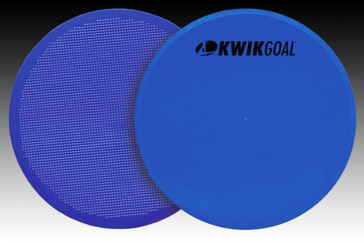 KwikGoal Flat Round Markers (Pack of 10) Coaching Accessories Royal  - Third Coast Soccer