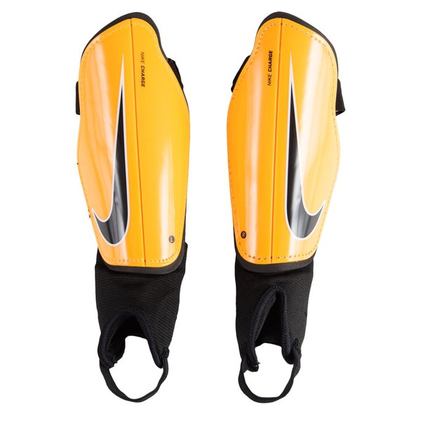 Nike Charge Shinguard Adult Shinguards Laser Orange/Black Small - Third Coast Soccer