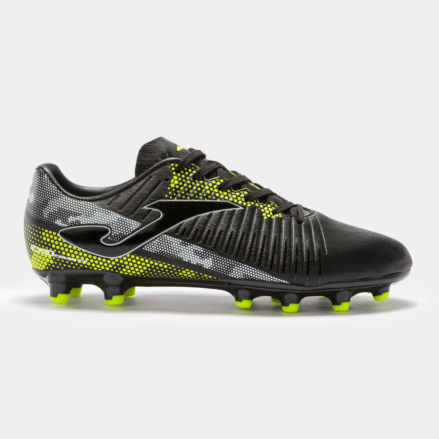 Joma Propulsion FG - Black/Lemon Fluor Mens Footwear Black/Lemon Fluor Mens 6 - Third Coast Soccer