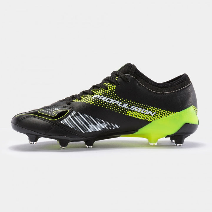 Joma Propulsion Cup FG - Black/Lemon Fluor/White Men's Footwear Closeout Black/Lemon Mens 7 - Third Coast Soccer