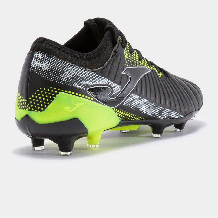 Joma Propulsion Cup FG - Black/Lemon Fluor/White Men's Footwear Closeout Black/Lemon Mens 7.5 - Third Coast Soccer