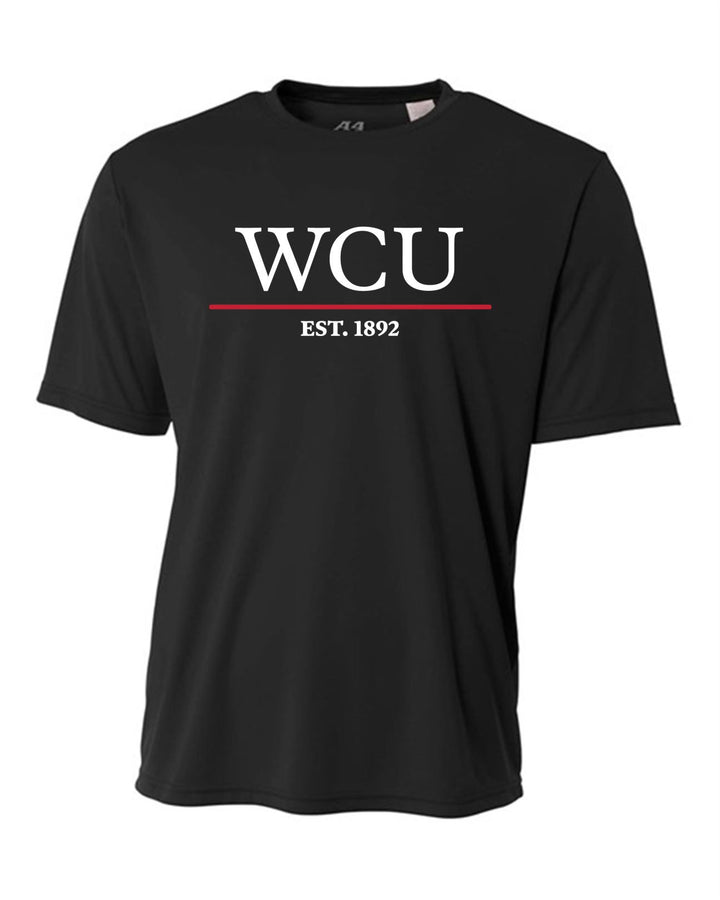 WCU Hattiesburg Campus Men's Short-Sleeve Performance Shirt WCU H Black Mens Small - Third Coast Soccer