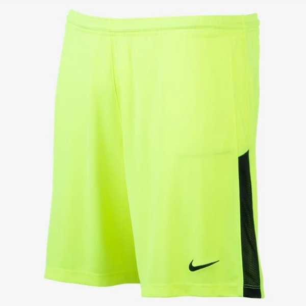 Nike Youth League Knit II Short Shorts Volt/Black Youth Small - Third Coast Soccer