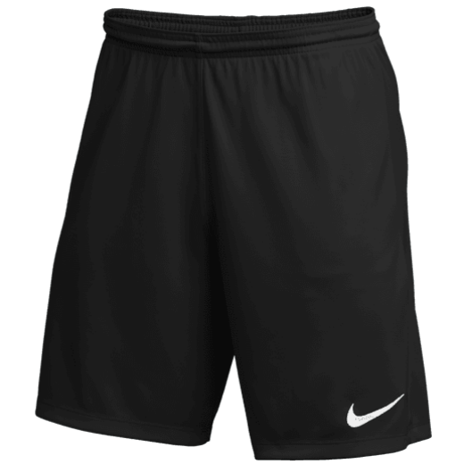 Nike Youth Park III Short Shorts Black/White Youth Small - Third Coast Soccer