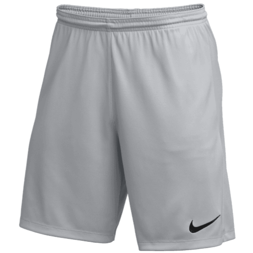 Nike Youth Park III Short Shorts Wolf Grey/Black Youth Large - Third Coast Soccer