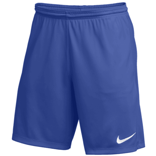 Nike Youth Park III Short Shorts Game Royal/White Youth XSmall - Third Coast Soccer