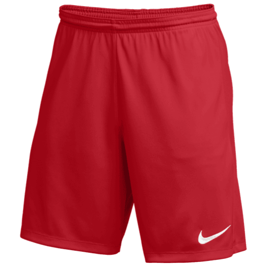 Nike Youth Park III Short Shorts University Red/White Youth Medium - Third Coast Soccer