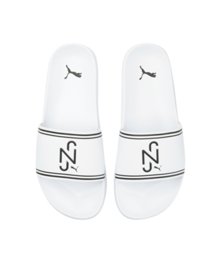 Puma Leadcat 2.0 Neymar Jr Slide - White/Black Men's Footwear Closeout White/Black Mens 10 - Third Coast Soccer