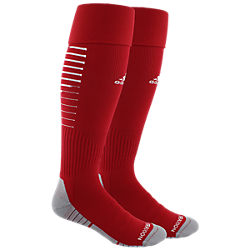 adidas Team Speed II Sock - Power Red/White Socks Power Red/White Small - Third Coast Soccer