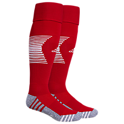 adidas Team Speed 3 Sock - Red/White Socks Team Power Red/White Small - Third Coast Soccer